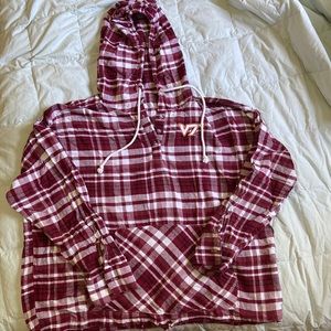 Virginia Tech flannel pullover